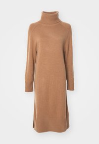 DETAIL ROLLNECK DRESS - Jumper dress - cacao