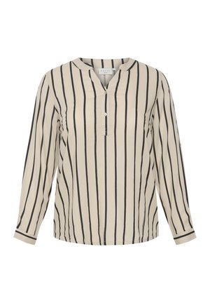 SIDA - Blouse - feather gray black stripe