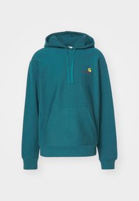 HOODED AMERICAN SCRIPT  - Luvtröja - malachite