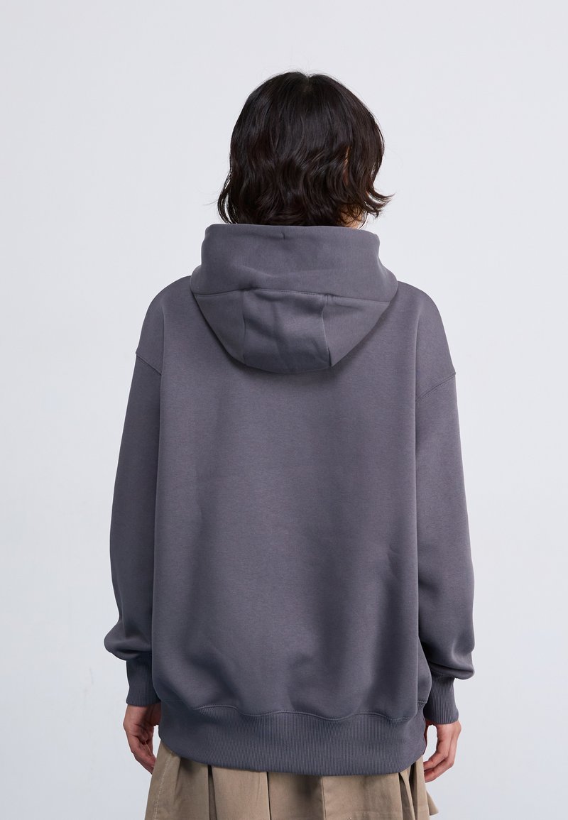 Nike Gris Nike Hoodie Ohne Kapuze Grey Grauer Nike Pulli Ohne