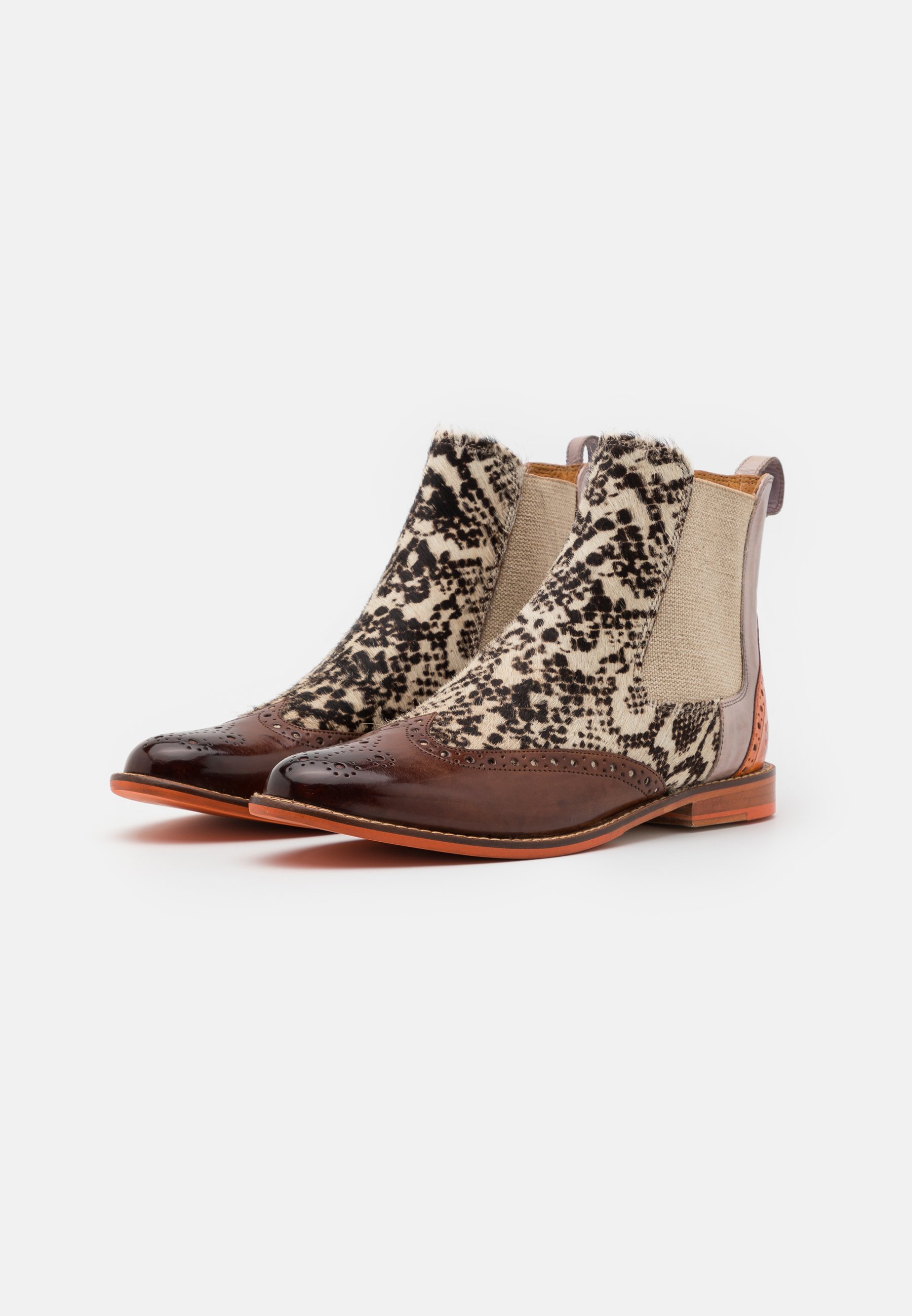 Melvin \u0026 Hamilton SELINA 29 - Korte laarzen - vegas/mid brown/pale  lila/tan/orange/bruin - Zalando.nl