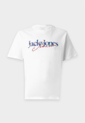 Jack & Jones, JJTOM TEE CREW NECK - T-shirt imprimé - bright white