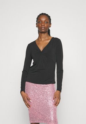 Vero Moda Petite VMHEVI  - Μπλούζα με μακριά μανίκια - black