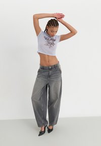 Even&Odd Marškinėliai su spaudiniu - light blue