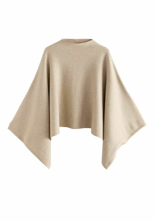REGULAR FIT  - Poncho - oatmeal