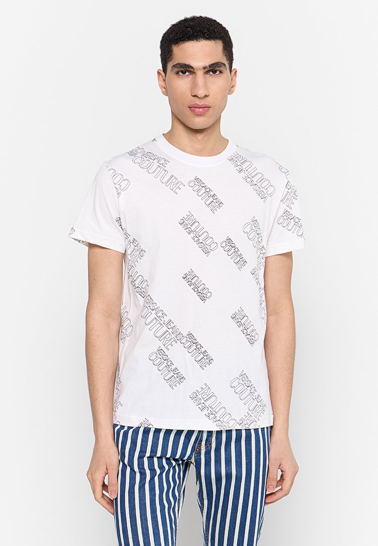 Versace Jeans Couture T-shirt print wit Versace Jeans Couture T-shirt print wit