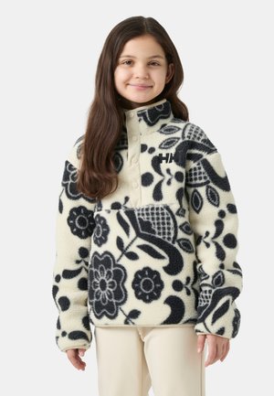 Helly Hansen, JR FROSTY PILE SWEATER UNISEX - Fleecegenser - black/cream aop