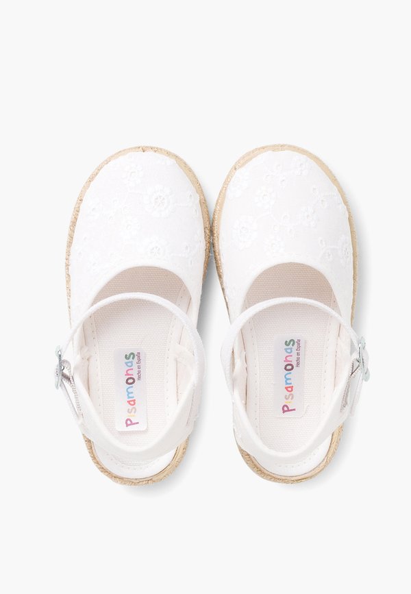 Riemchenballerina – blanco