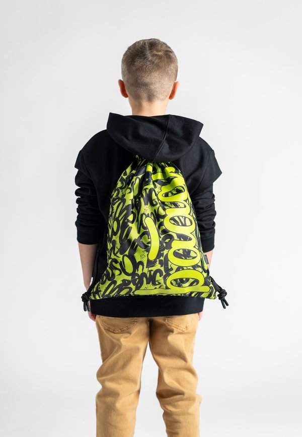 SPORTBEUTEL – TURNBEUTEL – GYMSACK – SPORTTASCHE – TAGESRUCKSACK LIME – Sportbeutel – schwarz