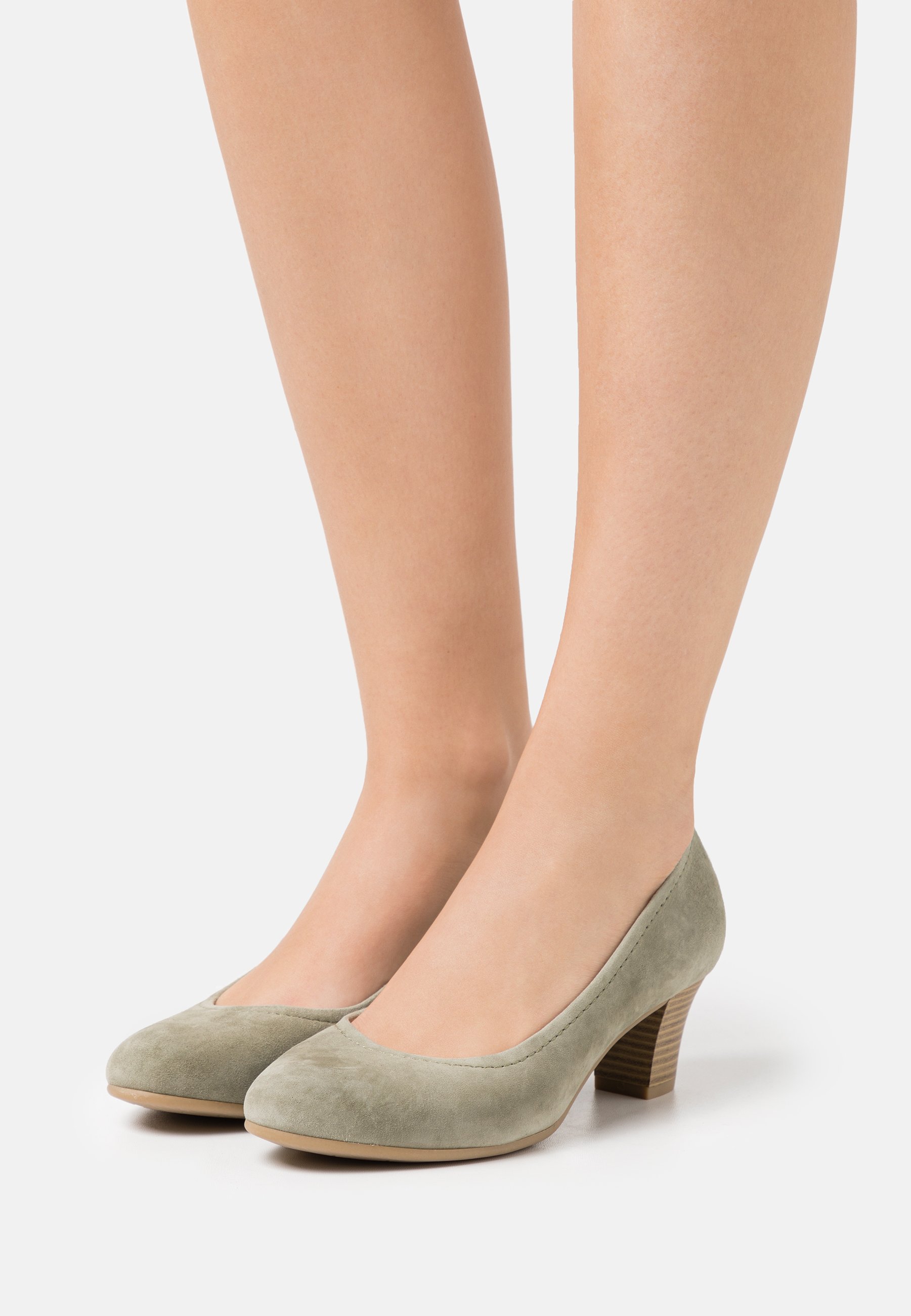 Jana Classic heels - pistachio/green 