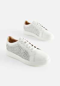 Next SIGNATURE WEAVE LACE-UP REGULAR FIT - Sneakers - white