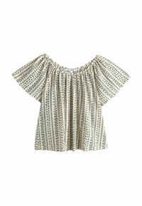 Non sélectionné, cream stripe print