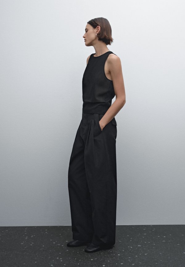 WIDE-LEG PLEATED - Trousers3