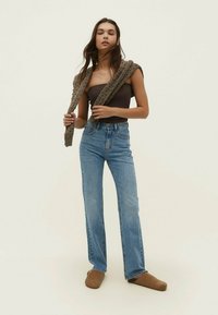 Stradivarius VINTAGE - Jeans Straight Leg - light blue denim