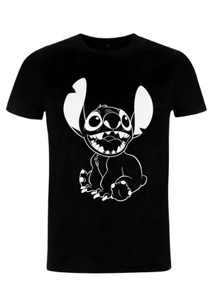 DISNEY LILO & STITCH NEGATIVE STITCH UNISEX - Print T-shirt - black