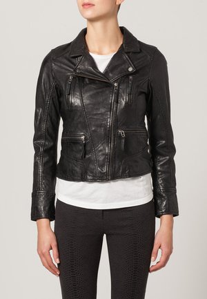 CAMERA - Lederjacke - black