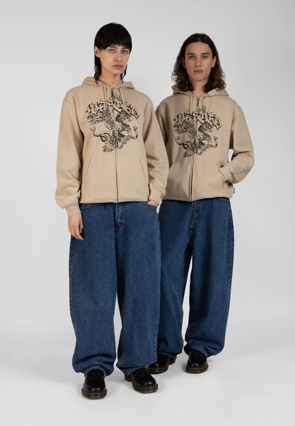 ZIP HOODIE UNISEX - Zip-up sweatshirt - sand2