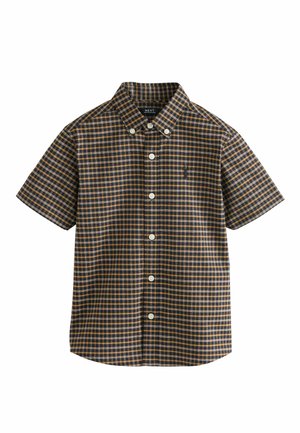 Next, OXFORD - Shirt - chocolate brown gingham
