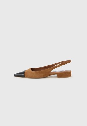 ROWYN - Slingback-ballerinasko - dark chestnut/black