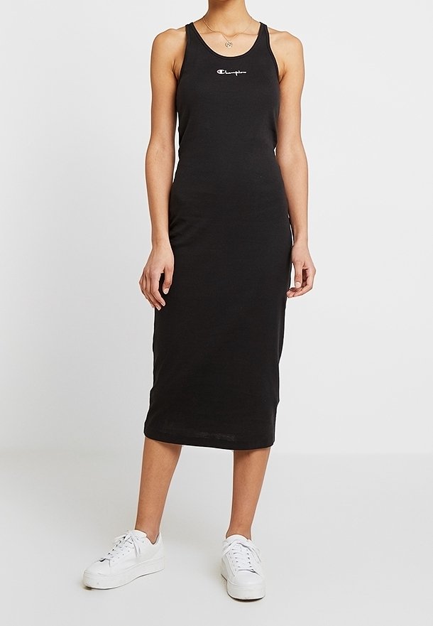 Champion Reverse Weave Shift dress - black - (Pre-owned) - Zalando Champion Reverse Weave Shift dress - black - (Pre-owned) - Zalando