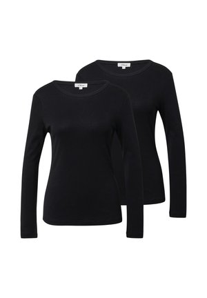 2 PACK - Langarmshirt - schwarz