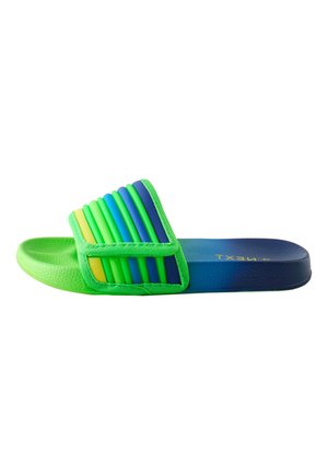 Next REGULAR FIT - ADJUSTABLE SLIDERS  . - Mules - blue green