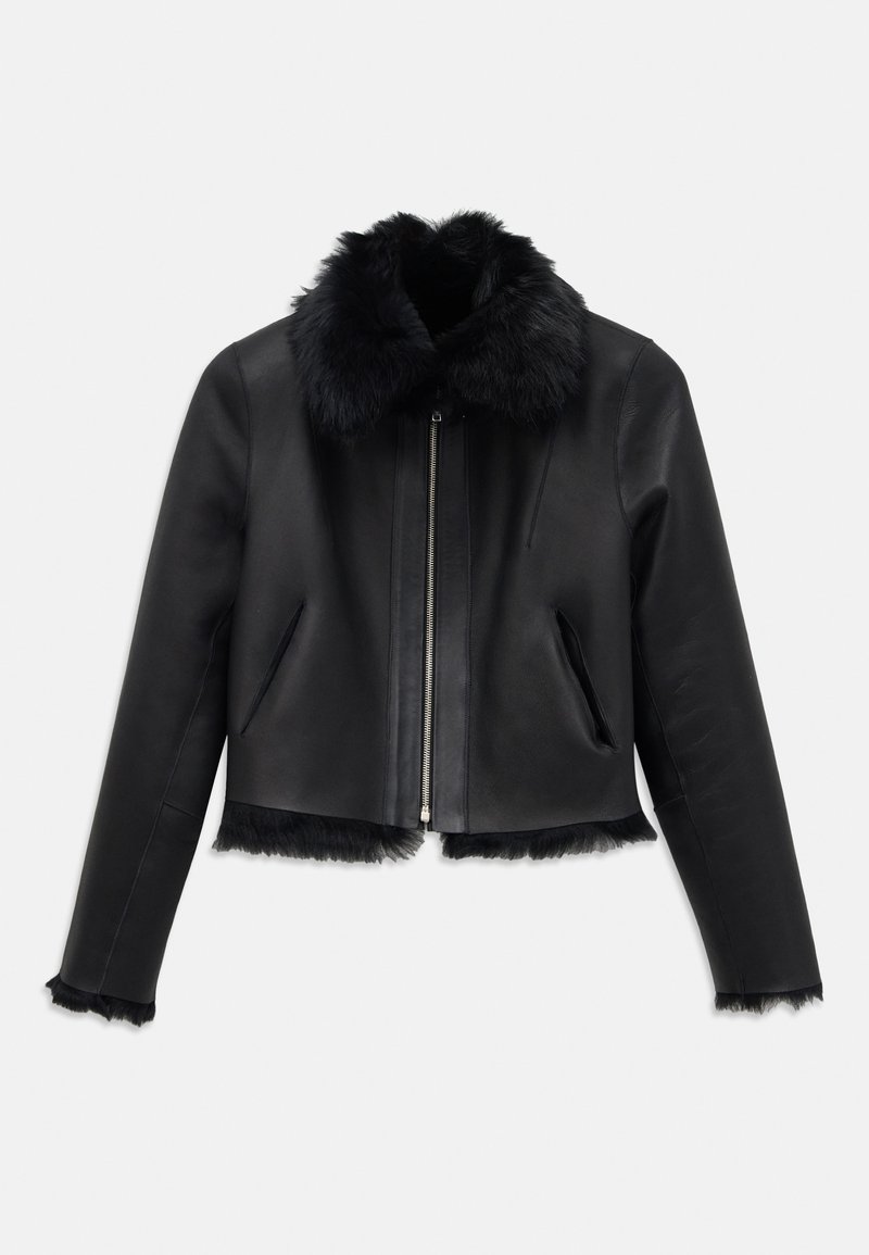 STUDIO ID Leren jas zwart