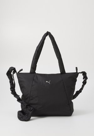 SLOUCHY SMALL SHOPPER - Cross body bag - black