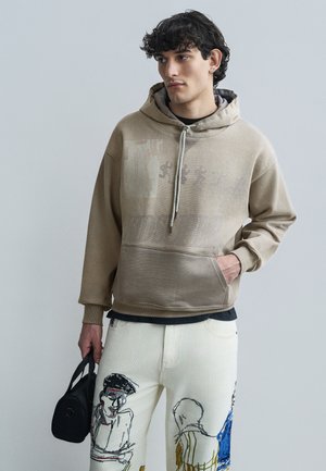 SUN FADED - Sweat à capuche - grey