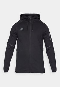 TERRACE FULL ZIP HOODIE - Jaka ar rāvējslēdzēju - black