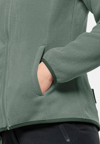 Jack Wolfskin MOONRISE FULL ZIP W - Giacca in pile - picnic green