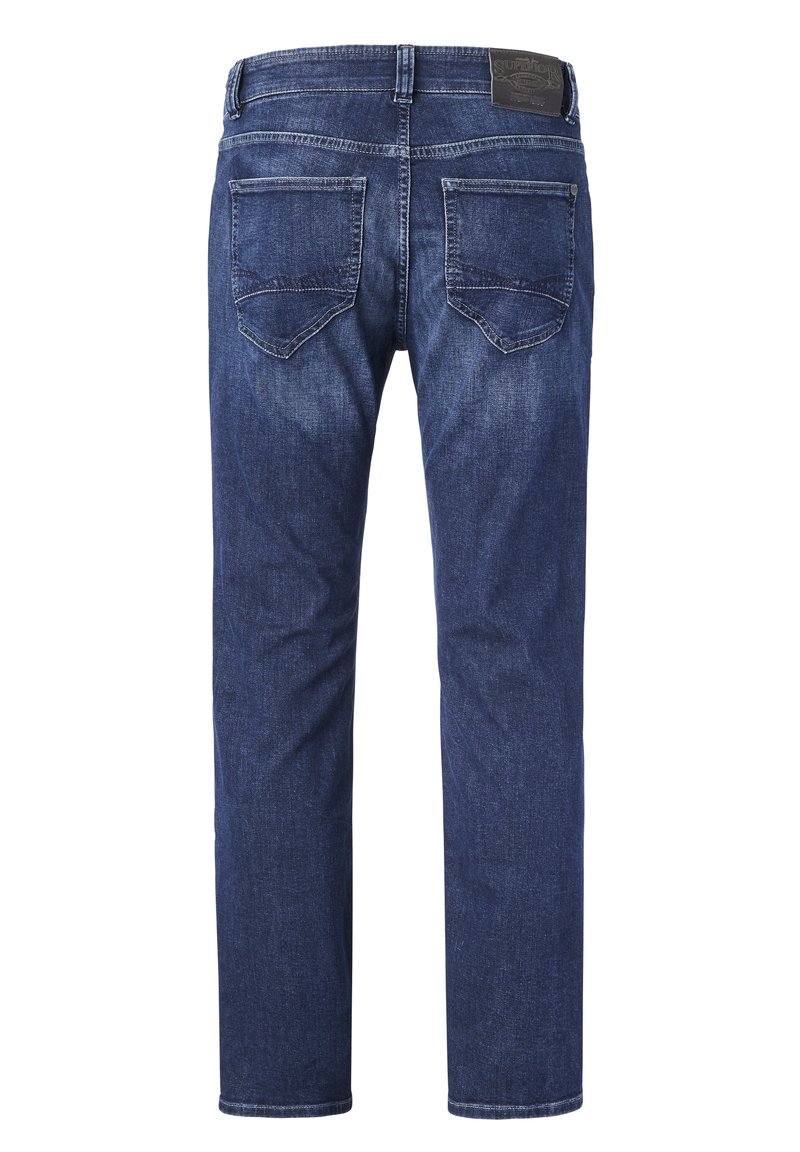 Herren Skinny Fit | Paddock's DUKE Jeans Straight Leg dark blue stone moustache/blue denim - UF35722 Herren Skinny Fit | Paddock's DUKE Jeans Straight Leg dark blue stone moustache/blue denim - UF35722