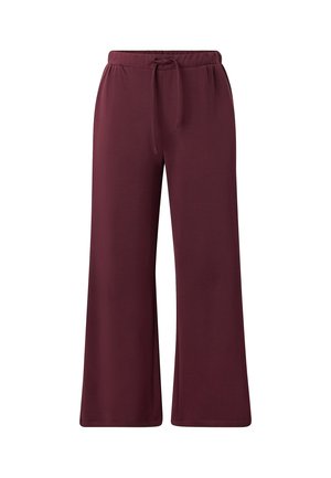 Ellos Plus collection, SWEATHOSE MIT BREITEN BEINEN. - Stoffhose - bordeaux