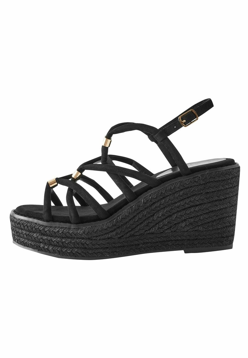 Next FOREVER COMFORT HARDWARE DETAIL - Espadrillot - black