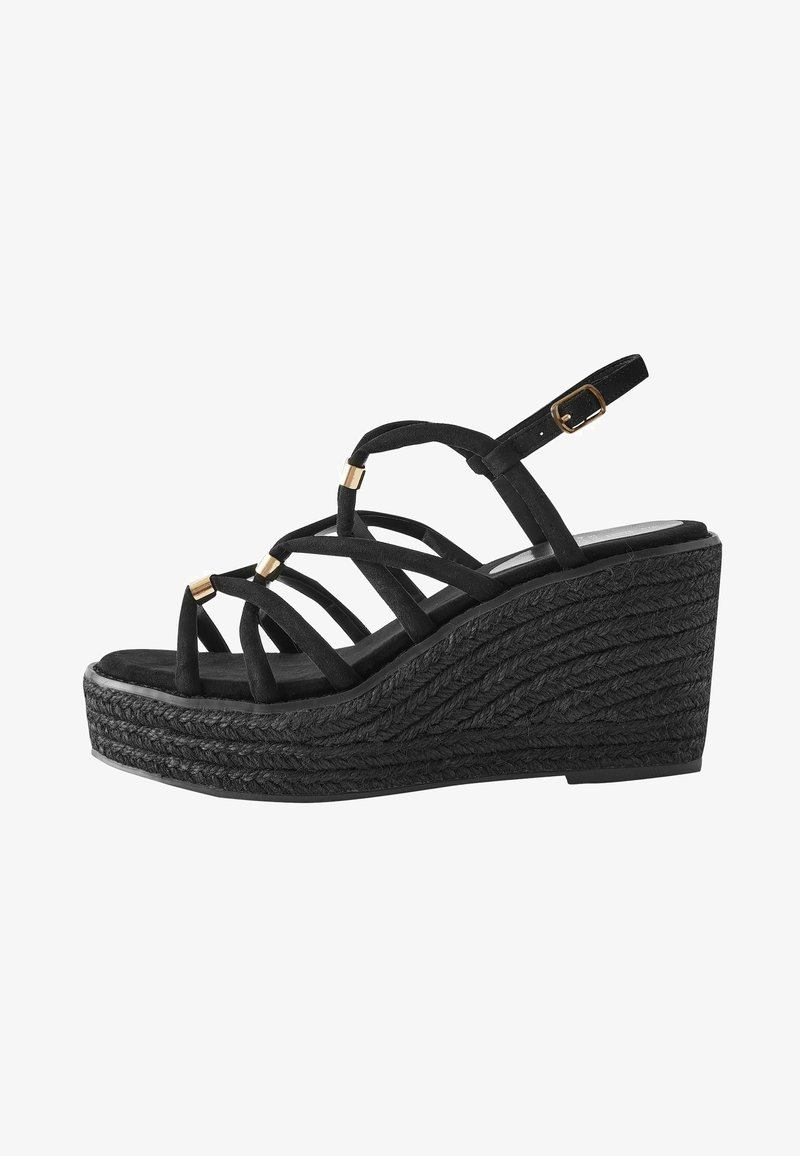 Next FOREVER COMFORT HARDWARE DETAIL - Espadrillid - black