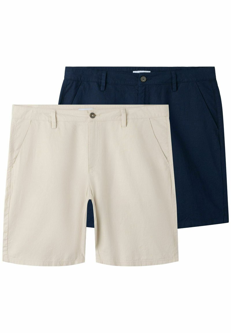 TWO SOON 2-PACK - Shorts - moonbeam/off-white - Zalando.co.uk