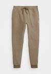 DOUBLE-KNIT JOGGER PANT - Tepláky - brown heather