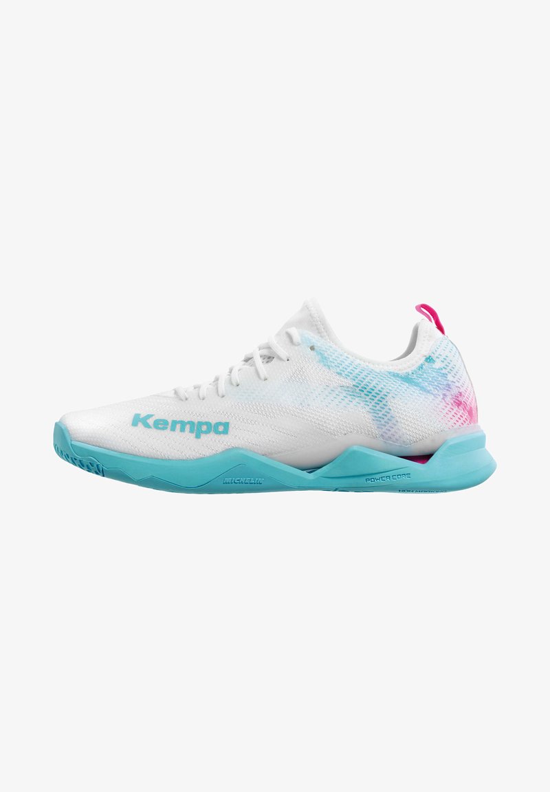Kempa WING LITE 2.0 - Sapatilhas de andebol - white/aqua