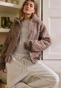 Next FULL ZIP JACKET - Fleecetakki - mink brown