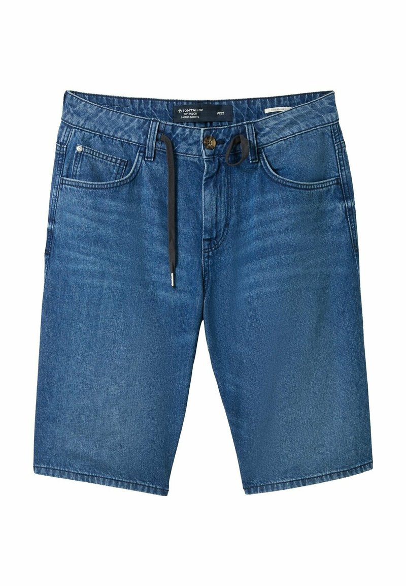 Tom Tailor Jeansshort donkerblauw