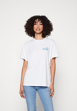 GRAPHIC JET TEE - Print T-shirt - white