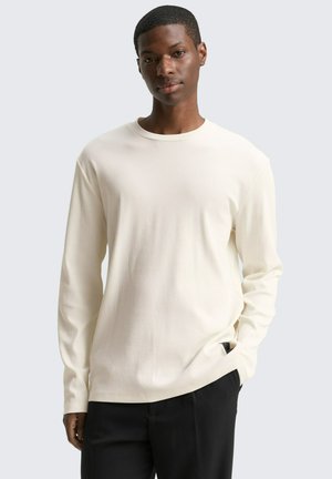 LANGARM - Langarmshirt - wool white