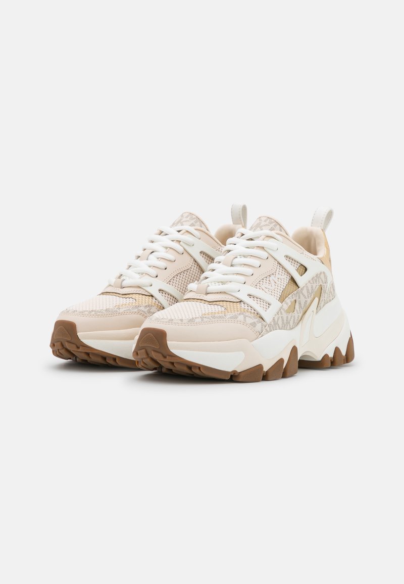 Damen Sneaker low | MICHAEL Michael Kors NICK TRAINER Sneaker low light cream/multi-coloured/camel - HV41455 Damen Sneaker low | MICHAEL Michael Kors NICK TRAINER Sneaker low light cream/multi-coloured/camel - HV41455