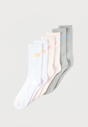 PERFORMANCE BASIC UNISEX 6 PACK - Sportzoknik - white/pink/grey