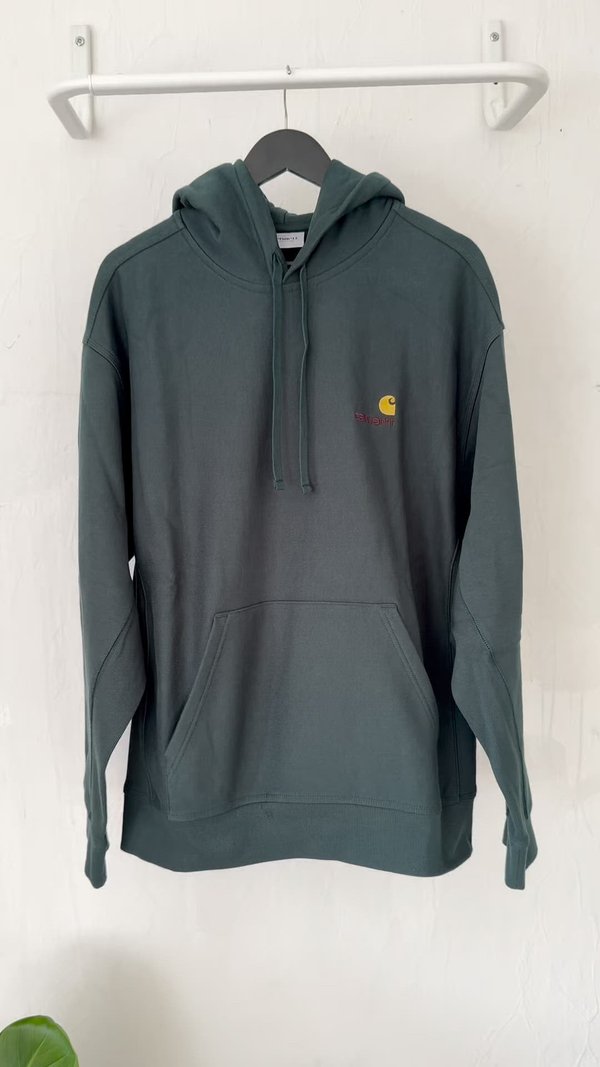 HOODED AMERICAN SCRIPT  - Hoodie - conifer3