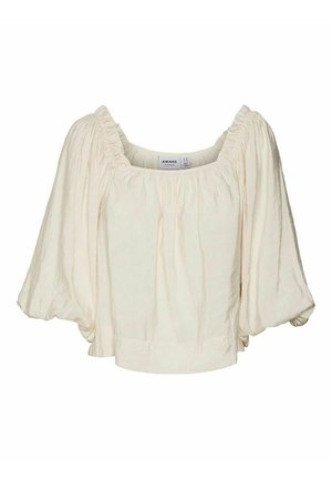 Aware VMFLORENCE 2/4 SQUARE NECK  - Blouse - off-white