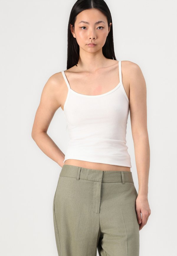 SLFTANIA RITA WIDE PANT  - Trousers - vetiver3