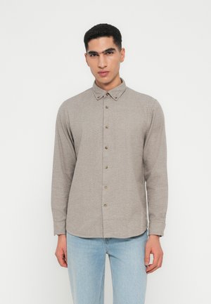 SLHREGNOAH MIX SHIRT CAMP - Camicia - oatmeal/morel