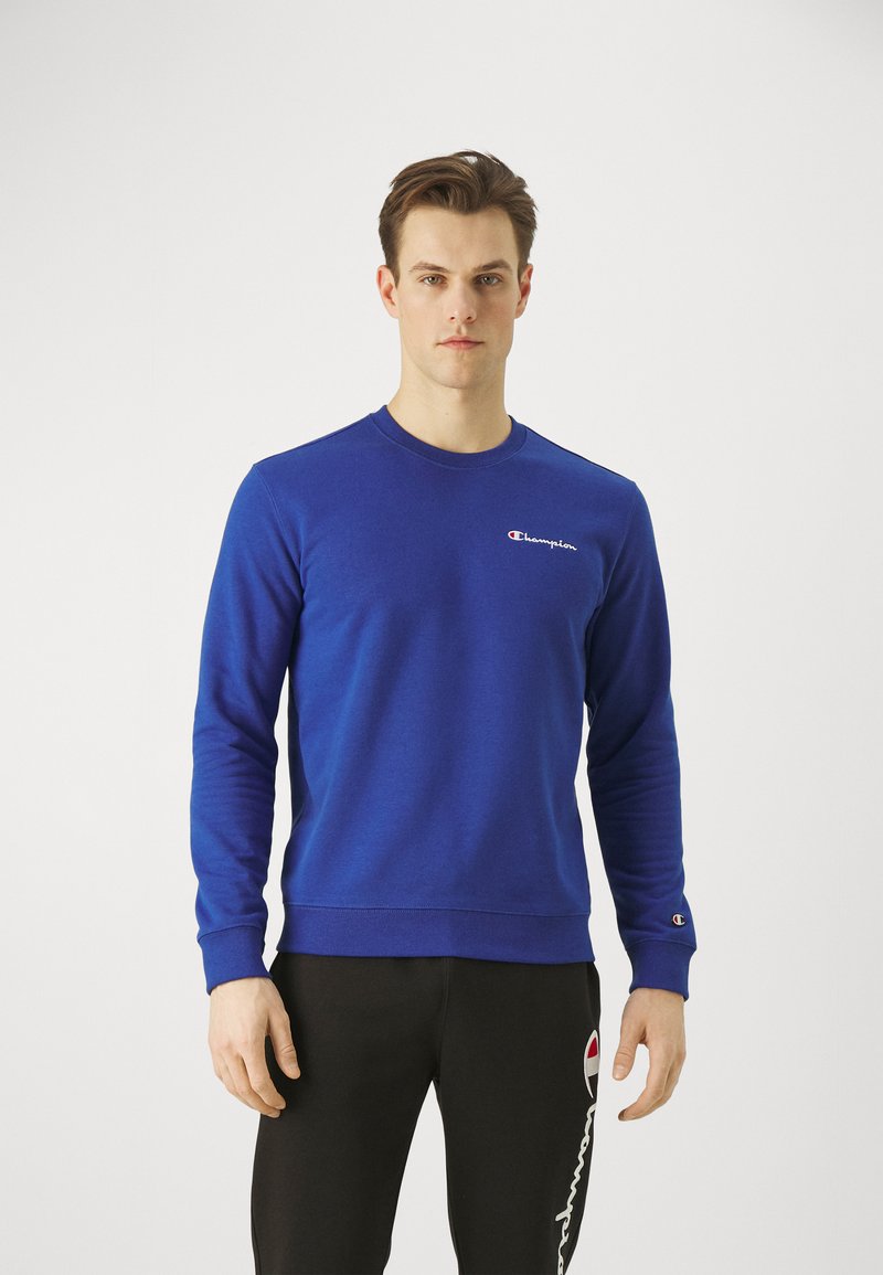 Champion ICONS CREWNECK SMALL LOGO - Felpa - blau