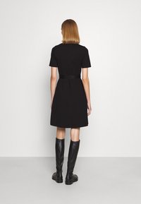 HUGO Žerzejové šaty - black